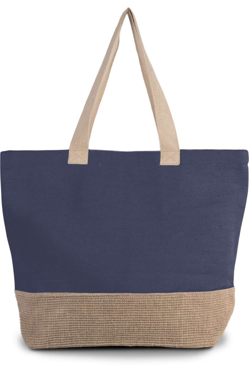 Geantă Shopper Rustic din Bumbac și Juco