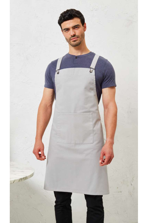 Șorț Bib 'Barista' cu Bretele Încrucișate