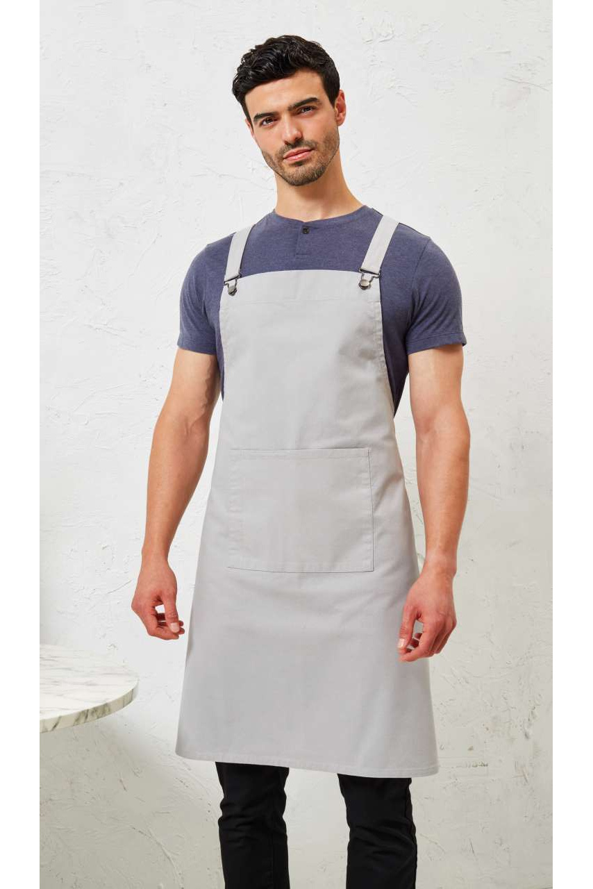 Șorț Bib 'Barista' cu Bretele Încrucișate