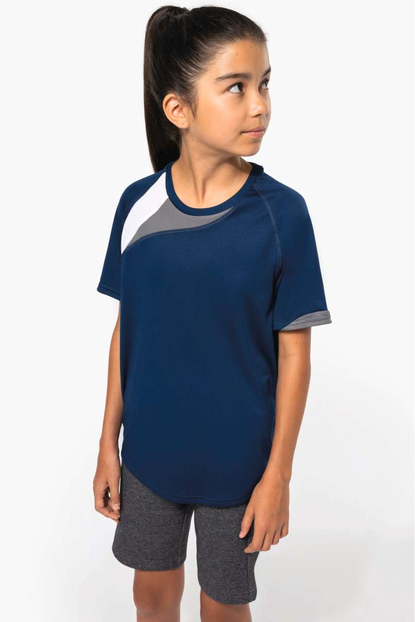 Tricou Sport pentru Copii cu Mâneci Scurte