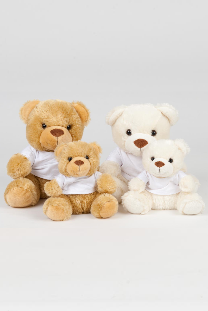 Adorable Plush Bear with Removable T-Shirt