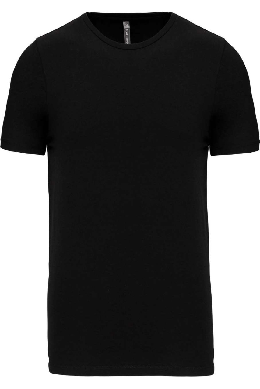 Tricou Bărbați cu Mâneci Scurte și Guler Rotund