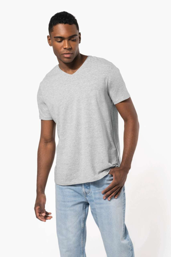 Tricou Bărbați cu Guler în V - Confort și Stil