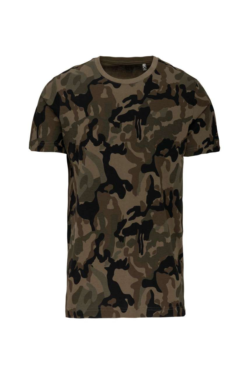 Tricou Camuflaj Bărbați Mâneci Scurte - Bumbac 100%