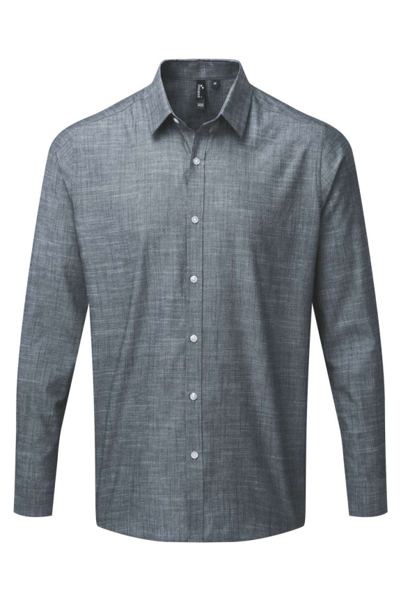 Cămașă bărbătească din bumbac Chambray