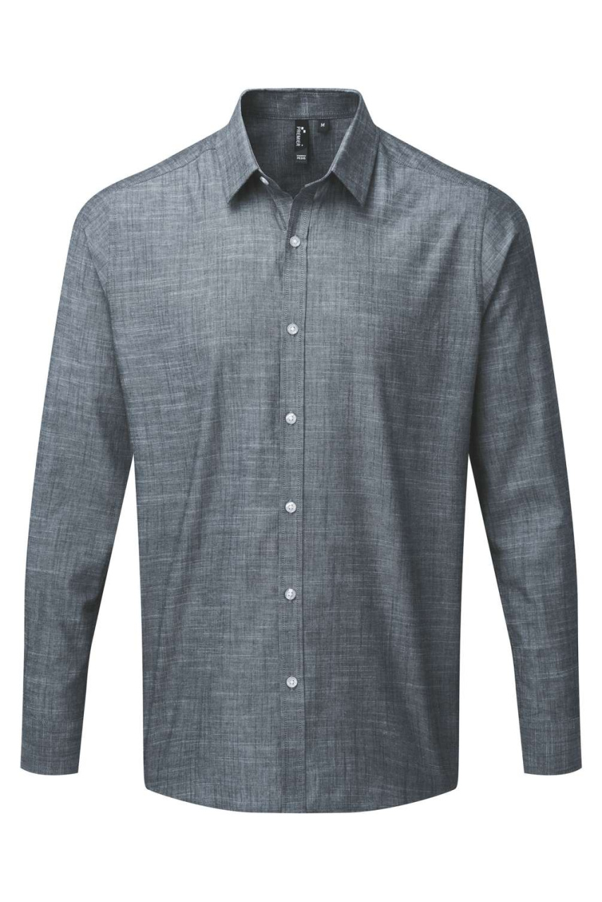 Cămașă bărbătească din bumbac Chambray