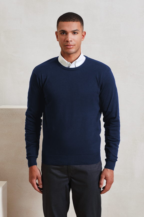 Men's Cotton Rich Crew Neck Sweater