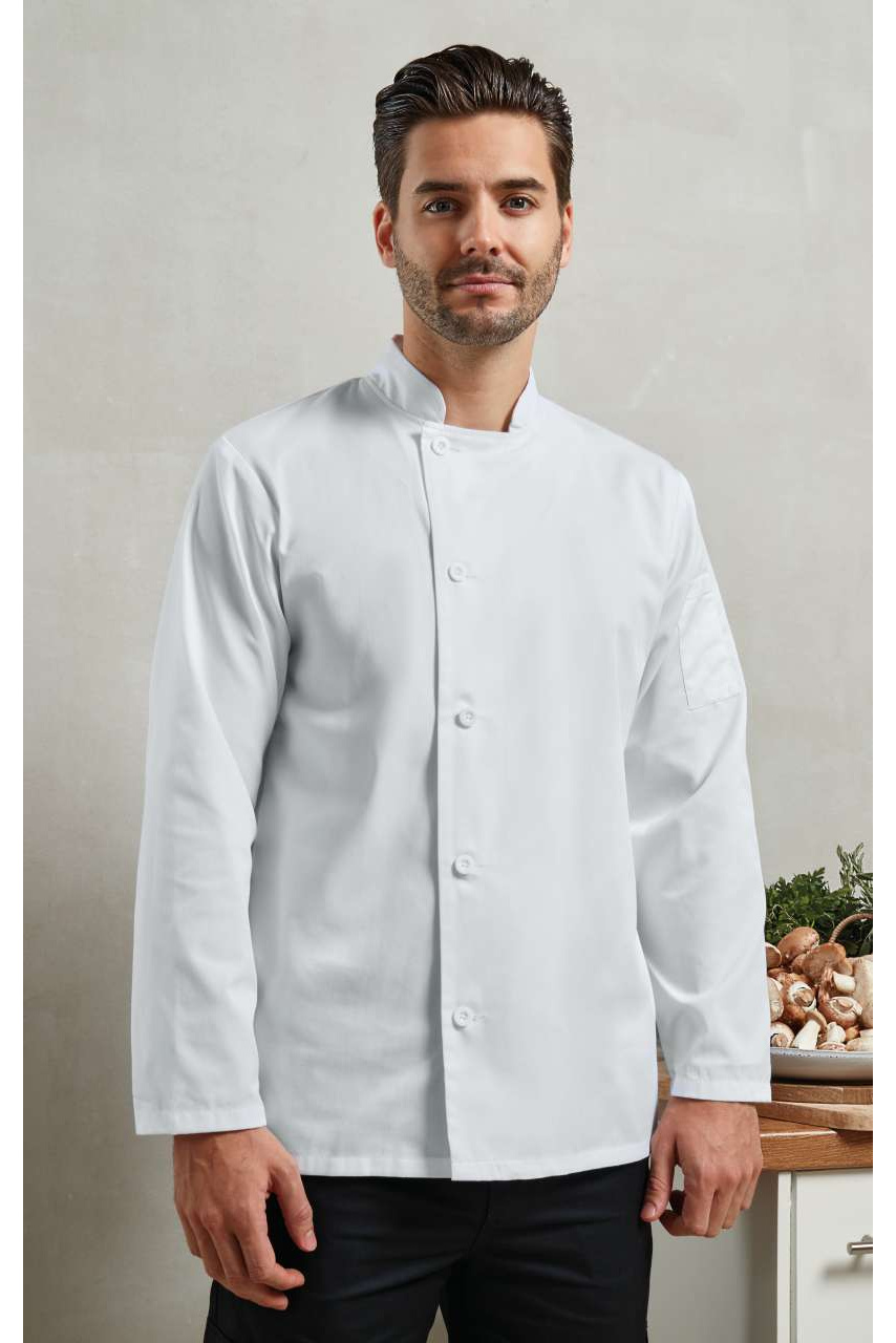 Essential Long Sleeve Chef's Jacket - Durable & Professional