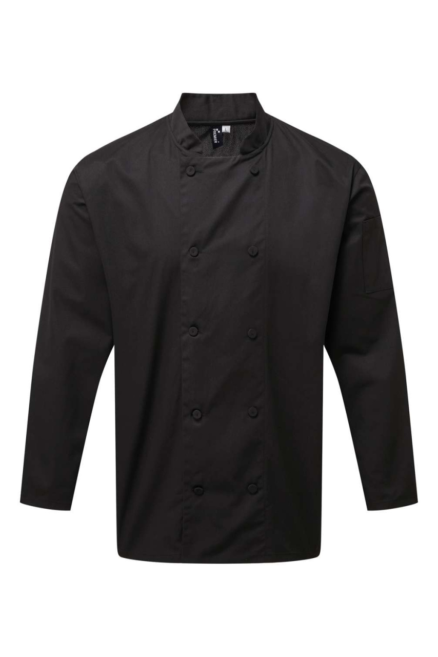 Jachetă Chef Coolchecker® cu Mâneci Lungi