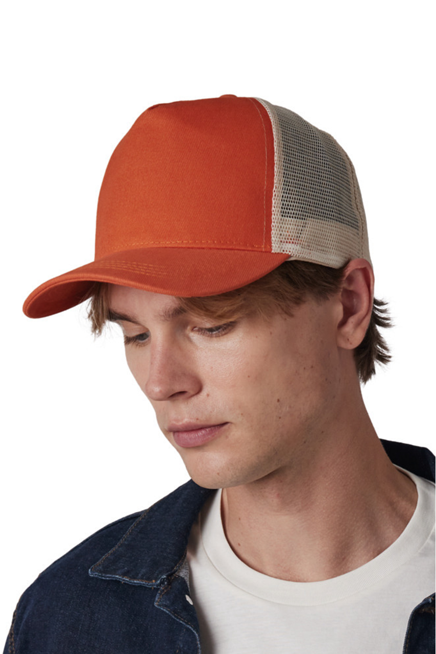 5-Panel Trucker Cap with Mesh Back