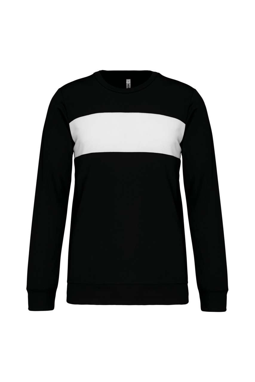 Men's Polyester Sweatshirt with Contrast Band