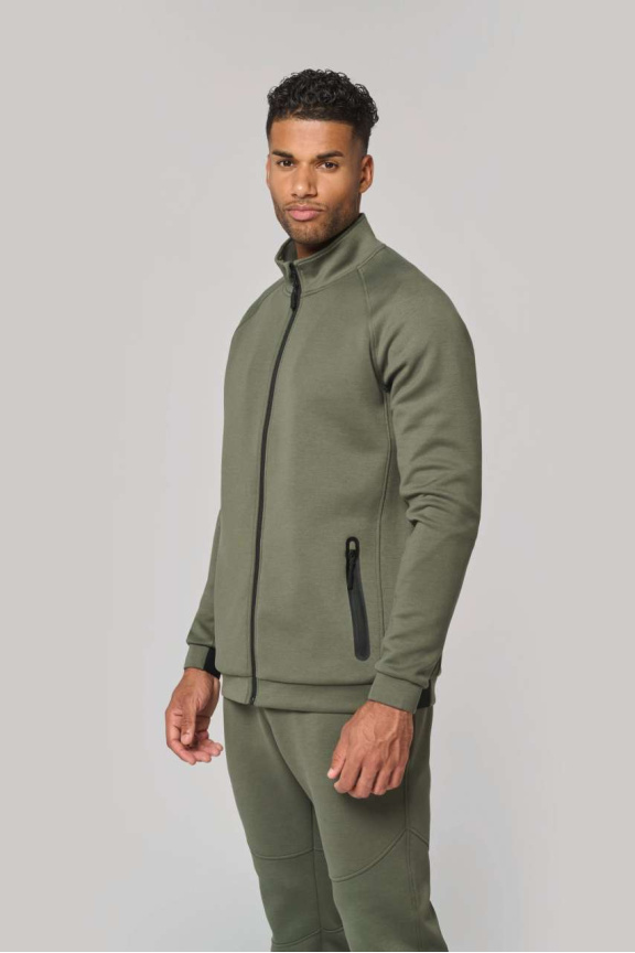 Men's High Neck Zip Jacket - Stylish & Comfortable