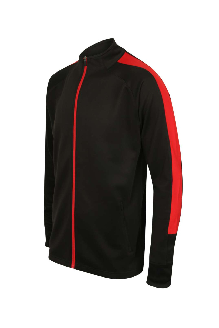 Men's Contrast Panel Knitted Tracksuit Top