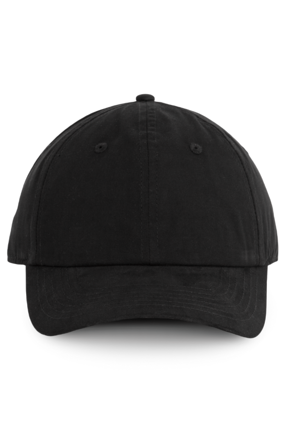 Classic 6-Panel Black Cap - Stylish & Durable