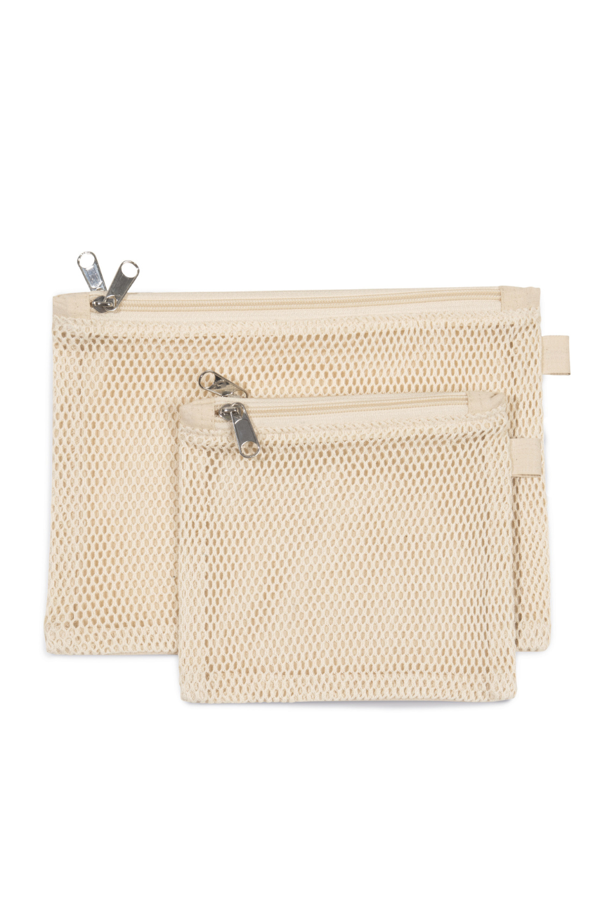 Double Compartment Cotton Vanity Case