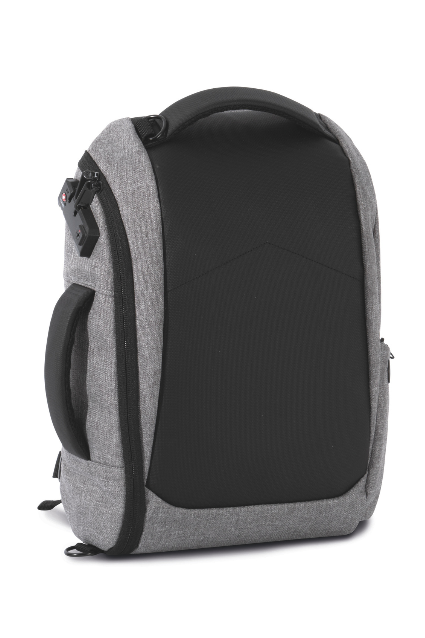 Compact Anti-Theft Backpack with USB for 13" Tablet