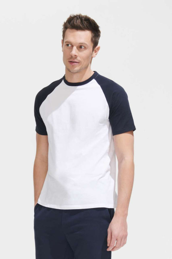 Tricou Bărbați Raglan în Două Culori - SOL'S FUNKY