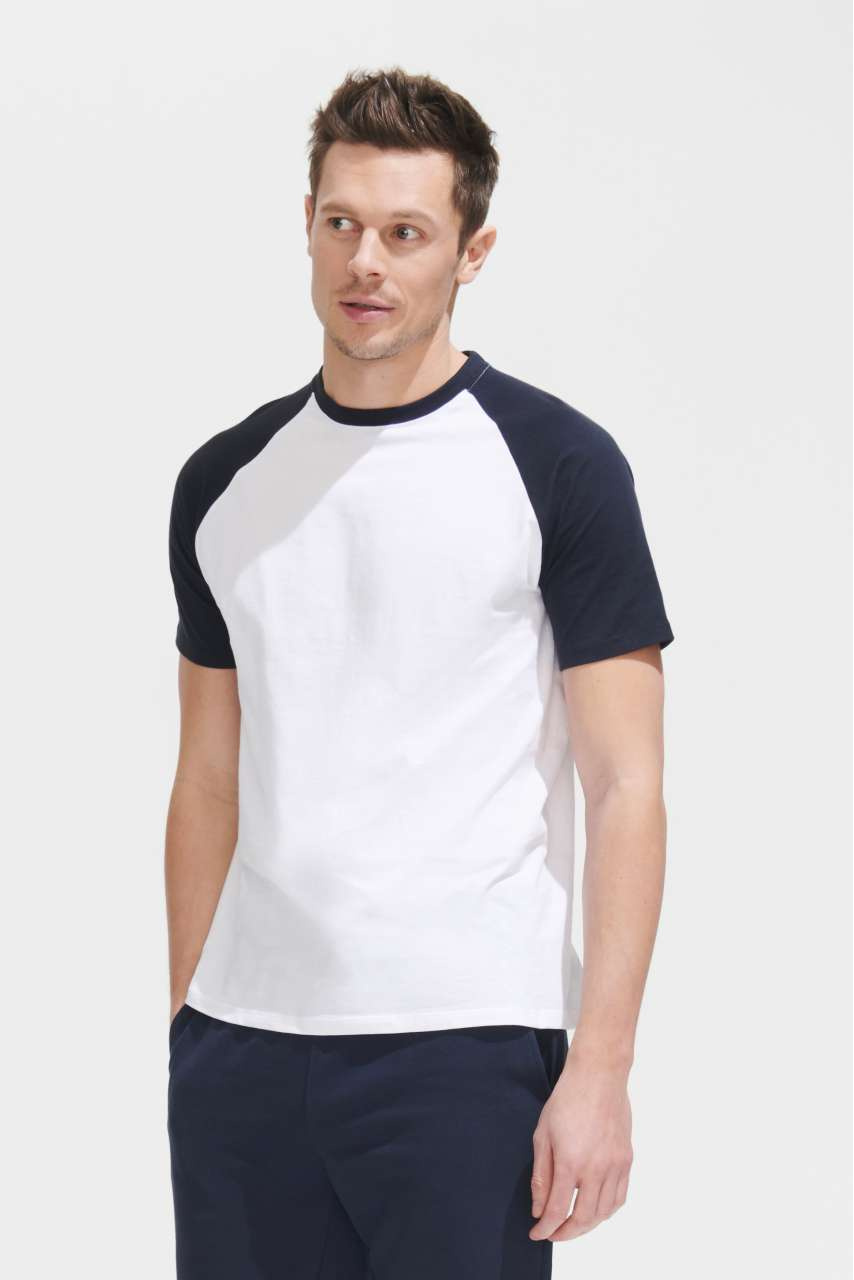 Tricou Bărbați Raglan în Două Culori - SOL'S FUNKY