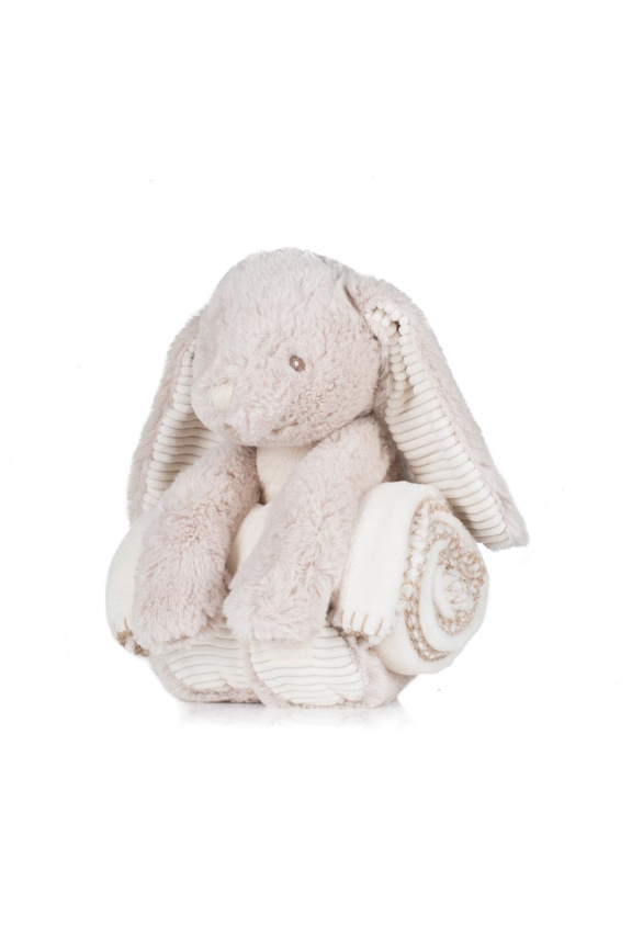 Plush Bunny with Cozy Blanket for Kids