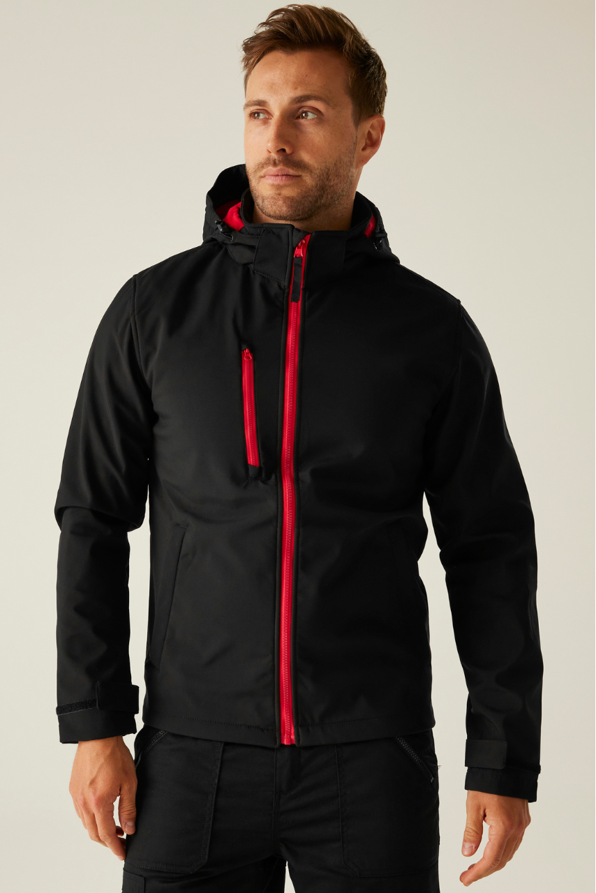 Jachetă Softshell VENTURER cu Glugă, 3 Straturi