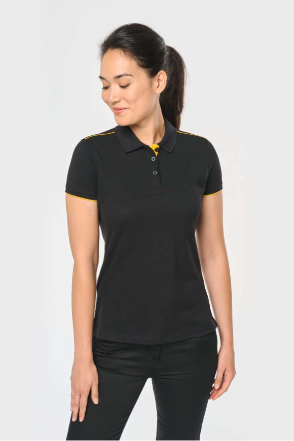Tricou Polo Dama Contrast - Stil și Confort