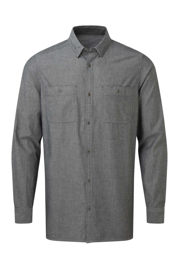 Cămașă Bărbați Chambray Organic Fairtrade