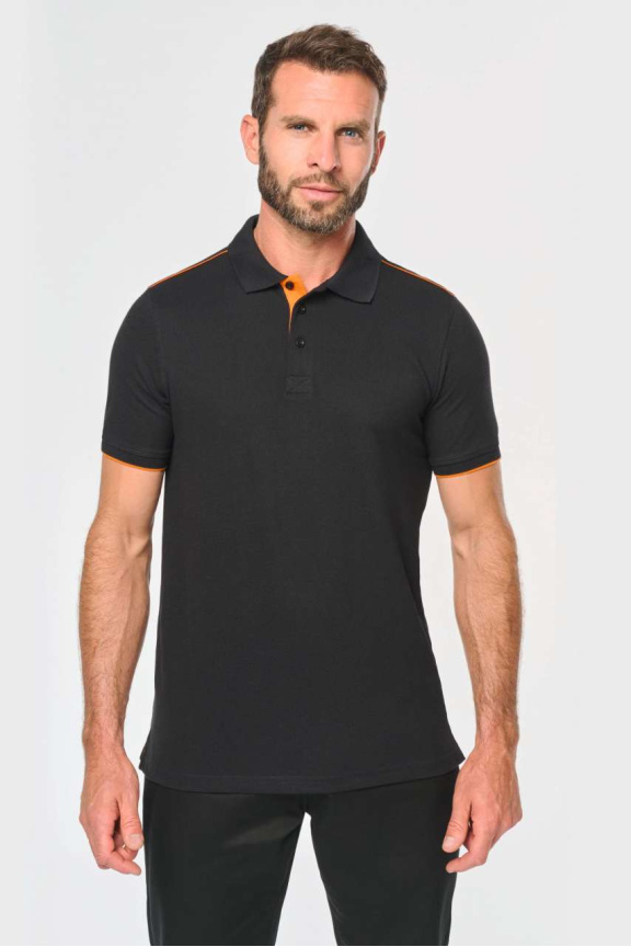 Tricou Polo Bărbați Contrast - Confort Zilnic