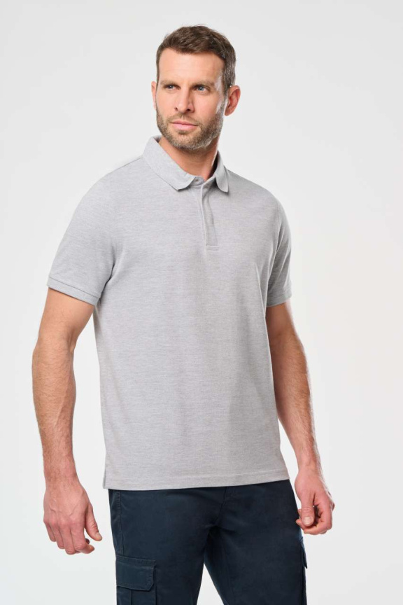Tricou Polo Bărbați cu Mâneci Scurte și Capse