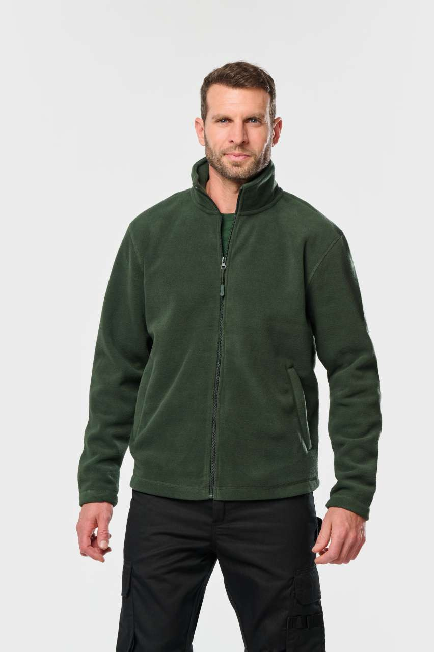 Men's Full Zip Microfleece Jacket - Warm & Stylish