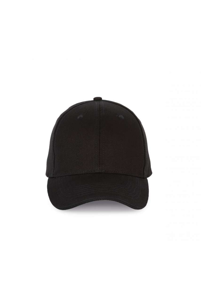 6-Panel Cotton Cap with Contrasting Sandwich Peak