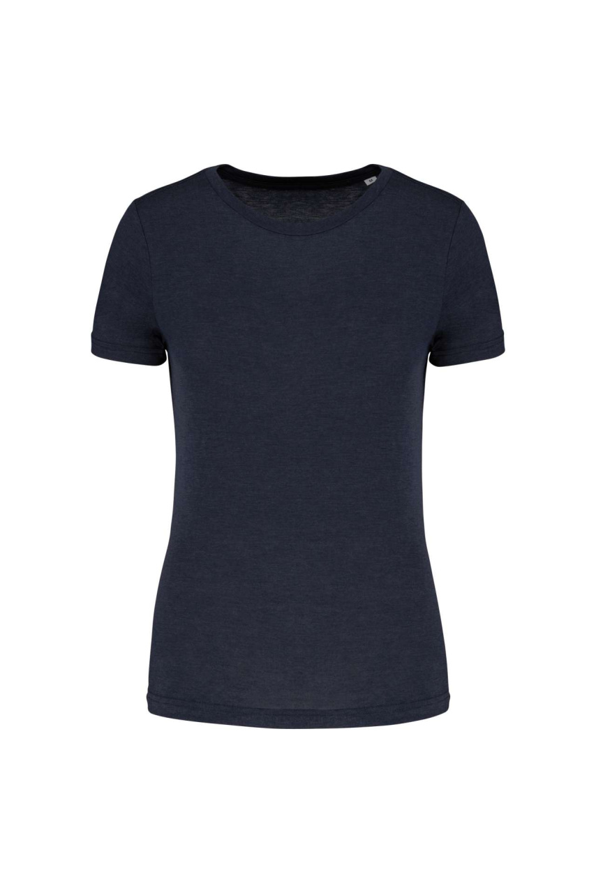 Tricou Sportiv Dama Triblend cu Guler Rotund
