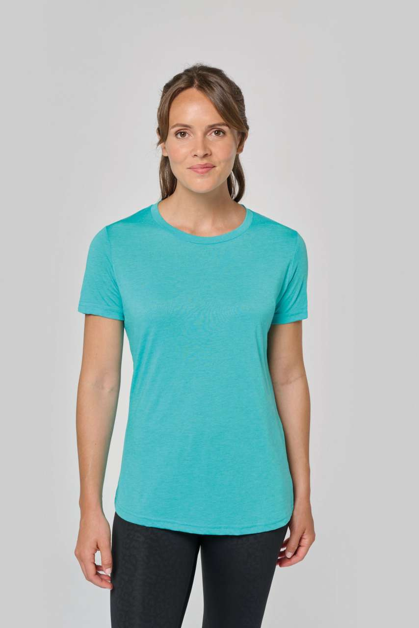 Women's Triblend Round Neck Sports T-Shirt