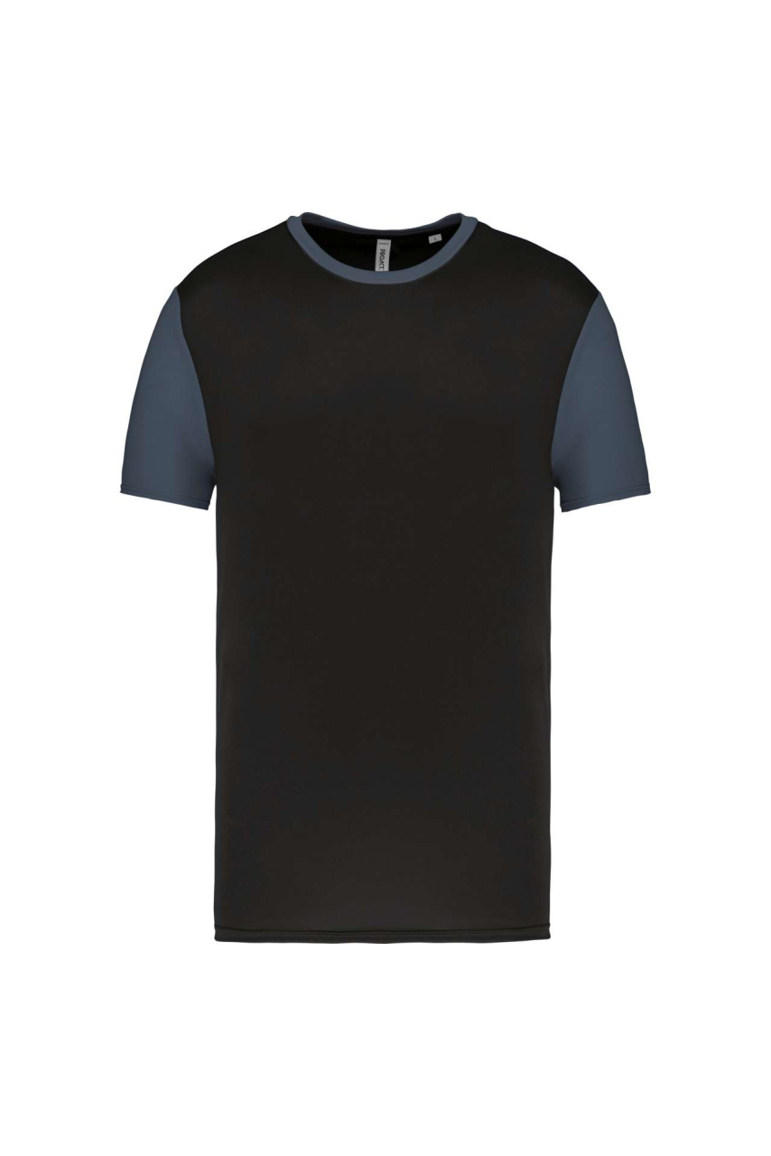 Adults' Bicolour Short-Sleeved Sports T-Shirt