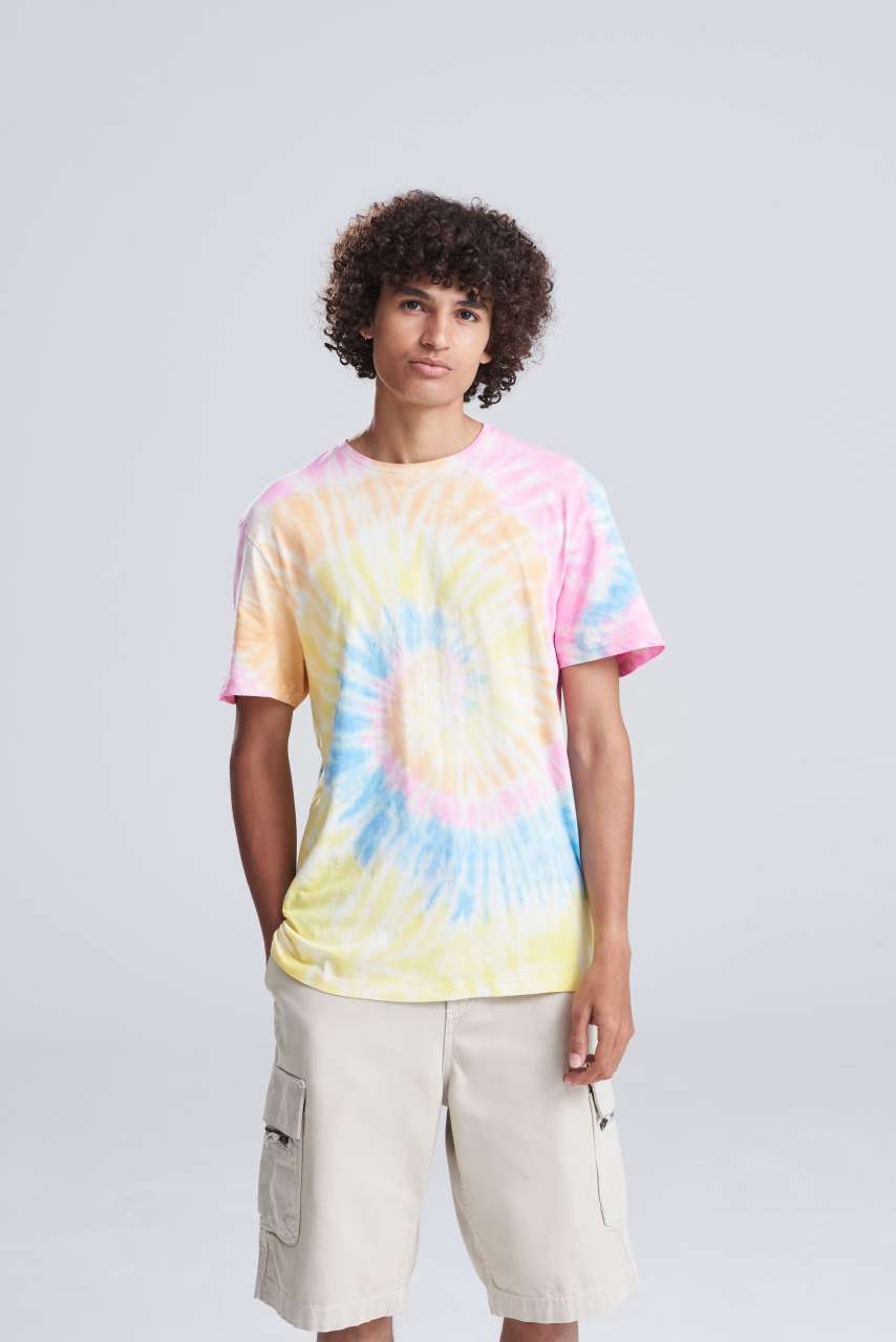 Tricou Tie-Dye din Bumbac Combed - Confort și Stil Unic