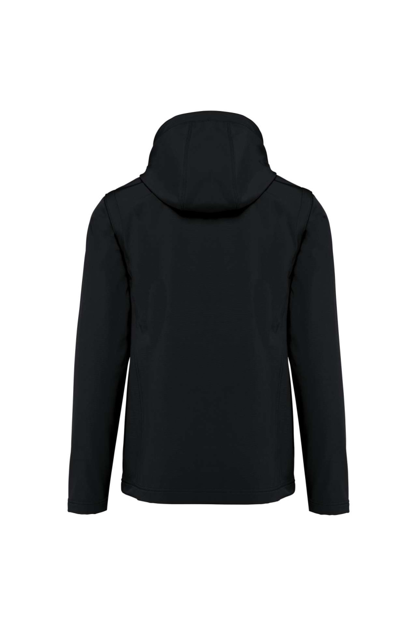 Unisex 3-Layer Softshell Jacket with Removable Sleeves