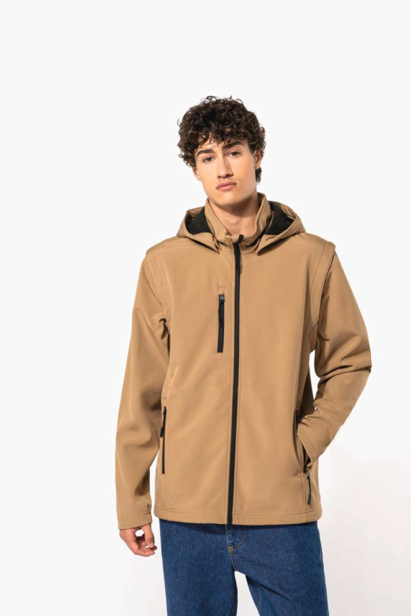 Geacă Softshell Unisex cu Mâneci Detasabile