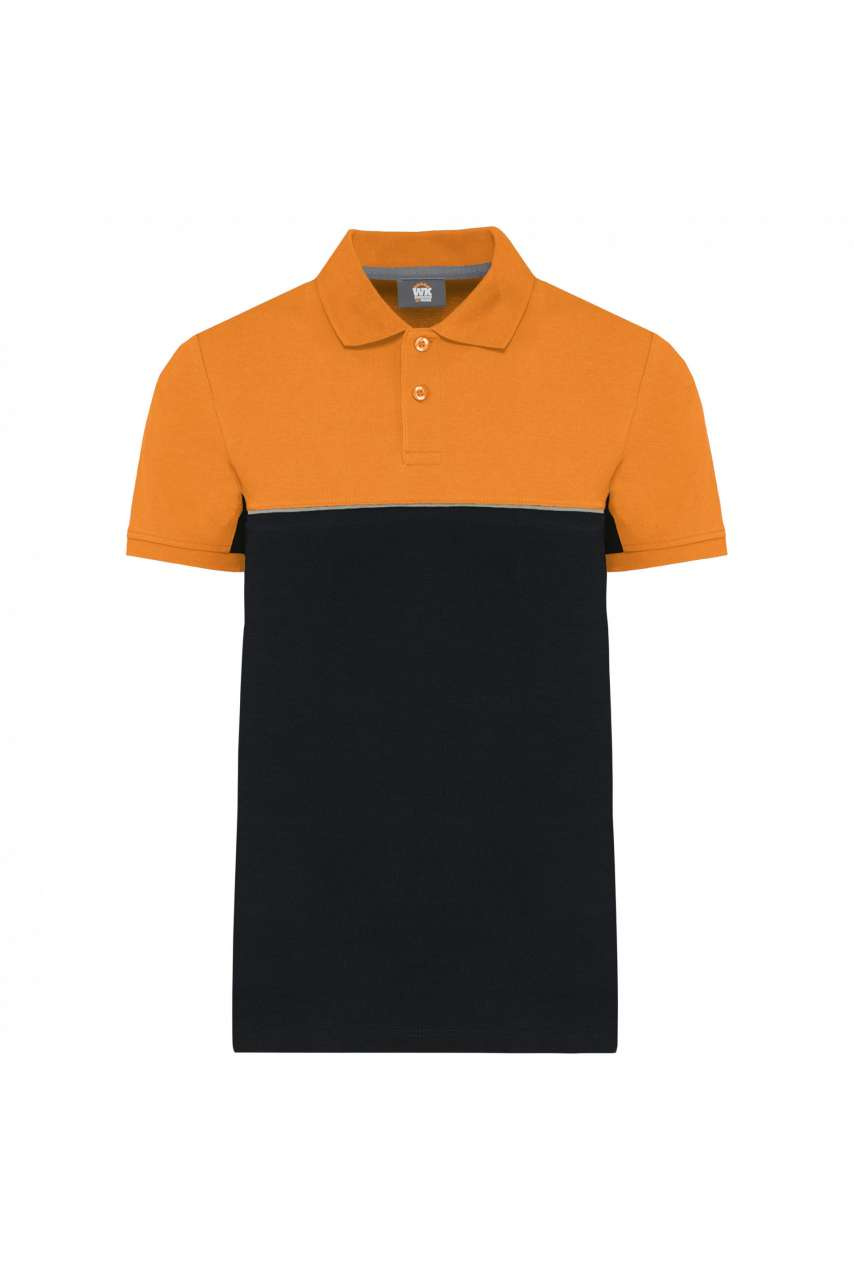 Unisex Eco-Friendly Two-Tone Polo Shirt