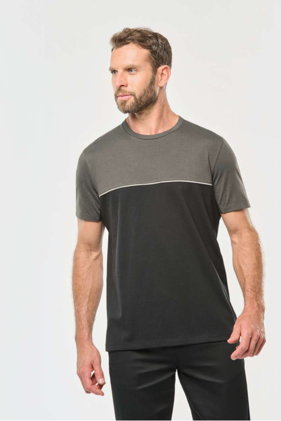 Unisex Eco-Friendly Two-Tone Slim Fit T-Shirt