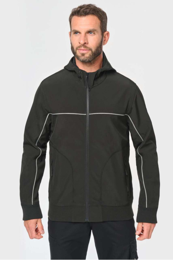 Jachetă Unisex Softshell Bionic în Două Tonuri