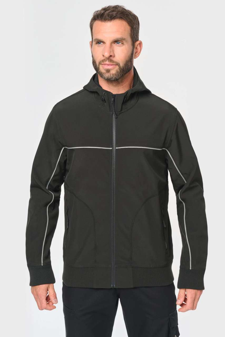 Jachetă Unisex Softshell Bionic în Două Tonuri