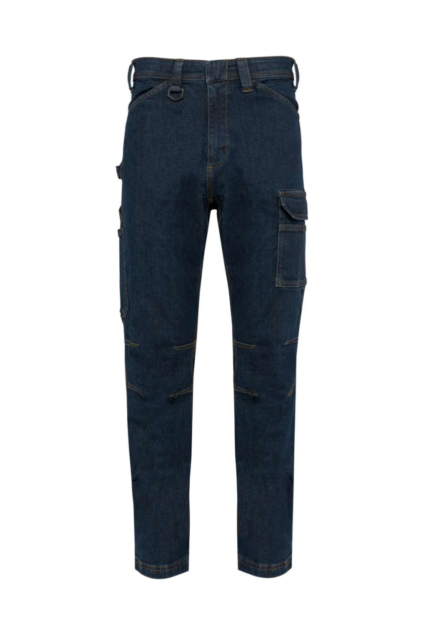Men's Multipocket Slim Fit Denim Trousers