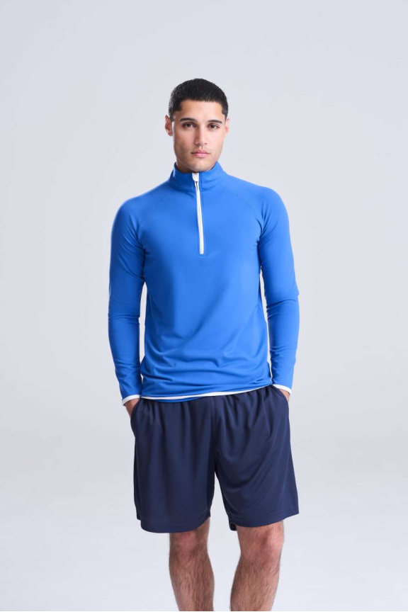 Bluza Sport Bărbați cu Fermoar 1/2 și Protecție UV