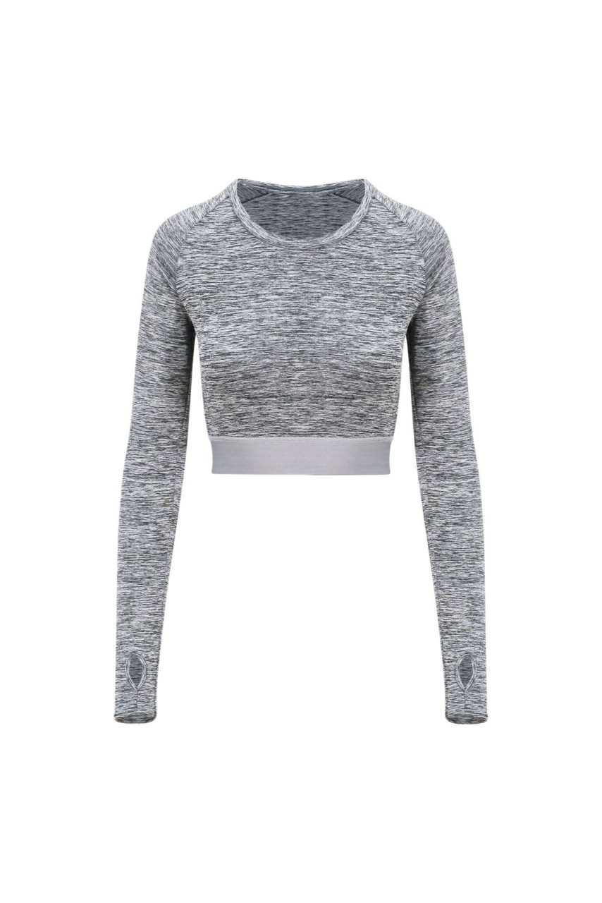 Women's Long Sleeve Crop Top - Activewear
