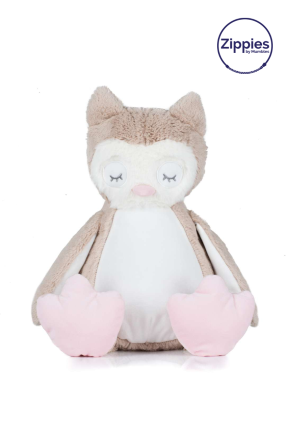 Zippie Owl Plush Toy - Customizable & Safe