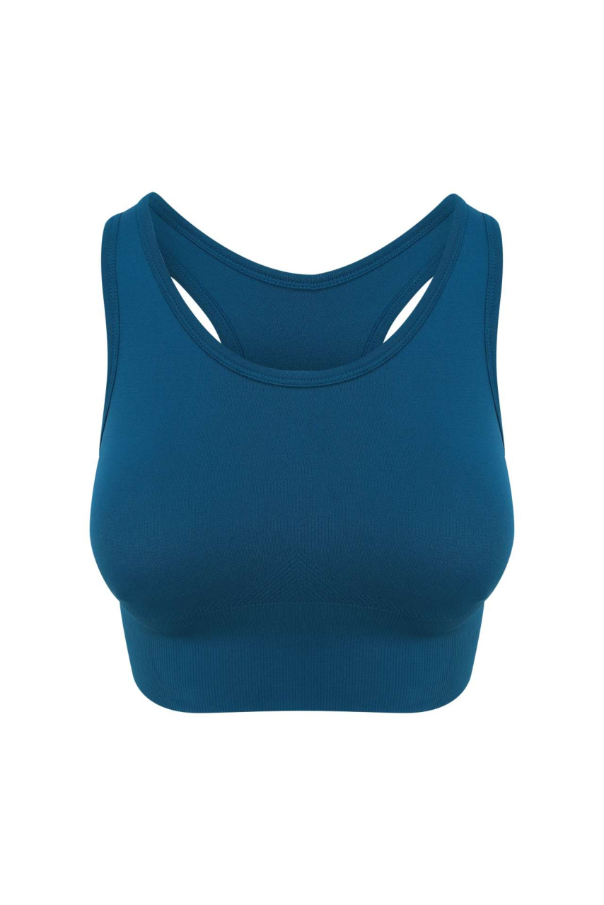 Women's Seamless Racerback Crop Top - Comfortable Sportswear