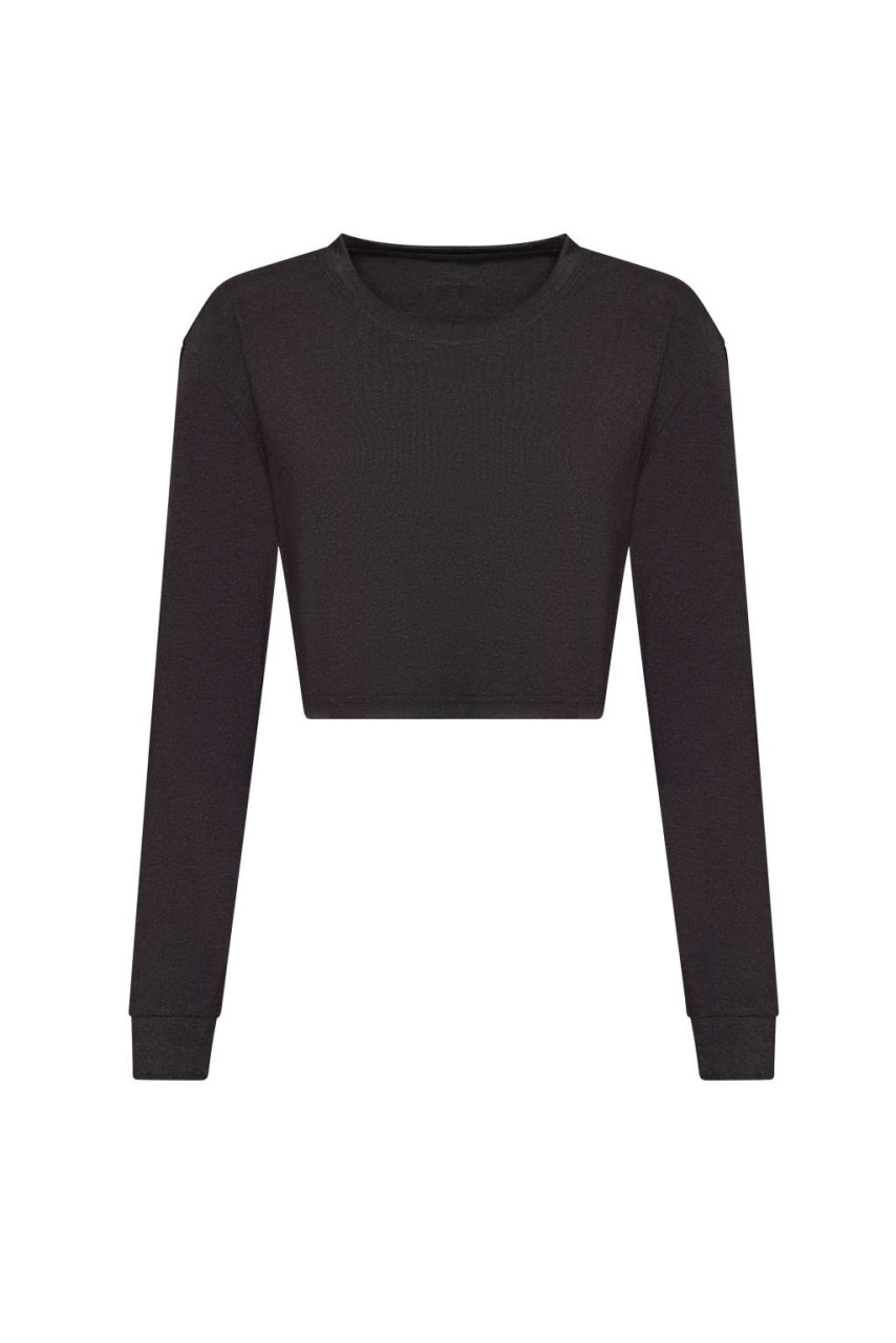 Tricou Cropped cu Mâneci Lungi pentru Femei