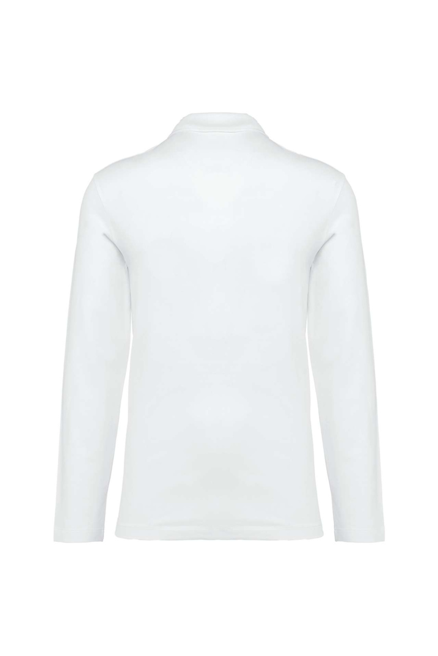 Tricou Polo Bărbați cu Mâneci Lungi din Supima®