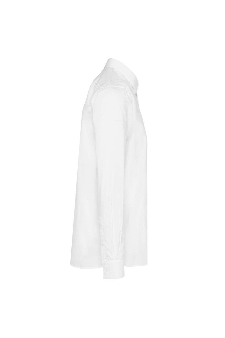 Men's Slim Fit Long-Sleeved Twill Shirt