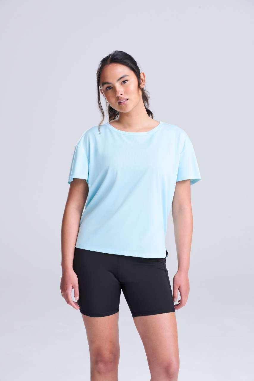 Women's Lightweight Open Back T-Shirt for Sports