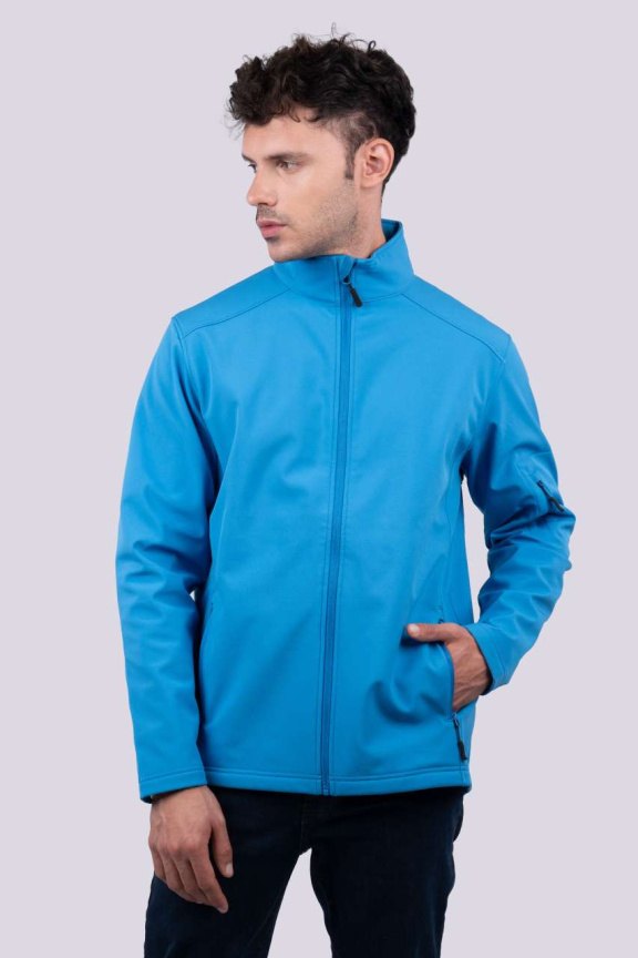 Geacă Softshell Bărbați 3 Straturi Rezistentă la Apă